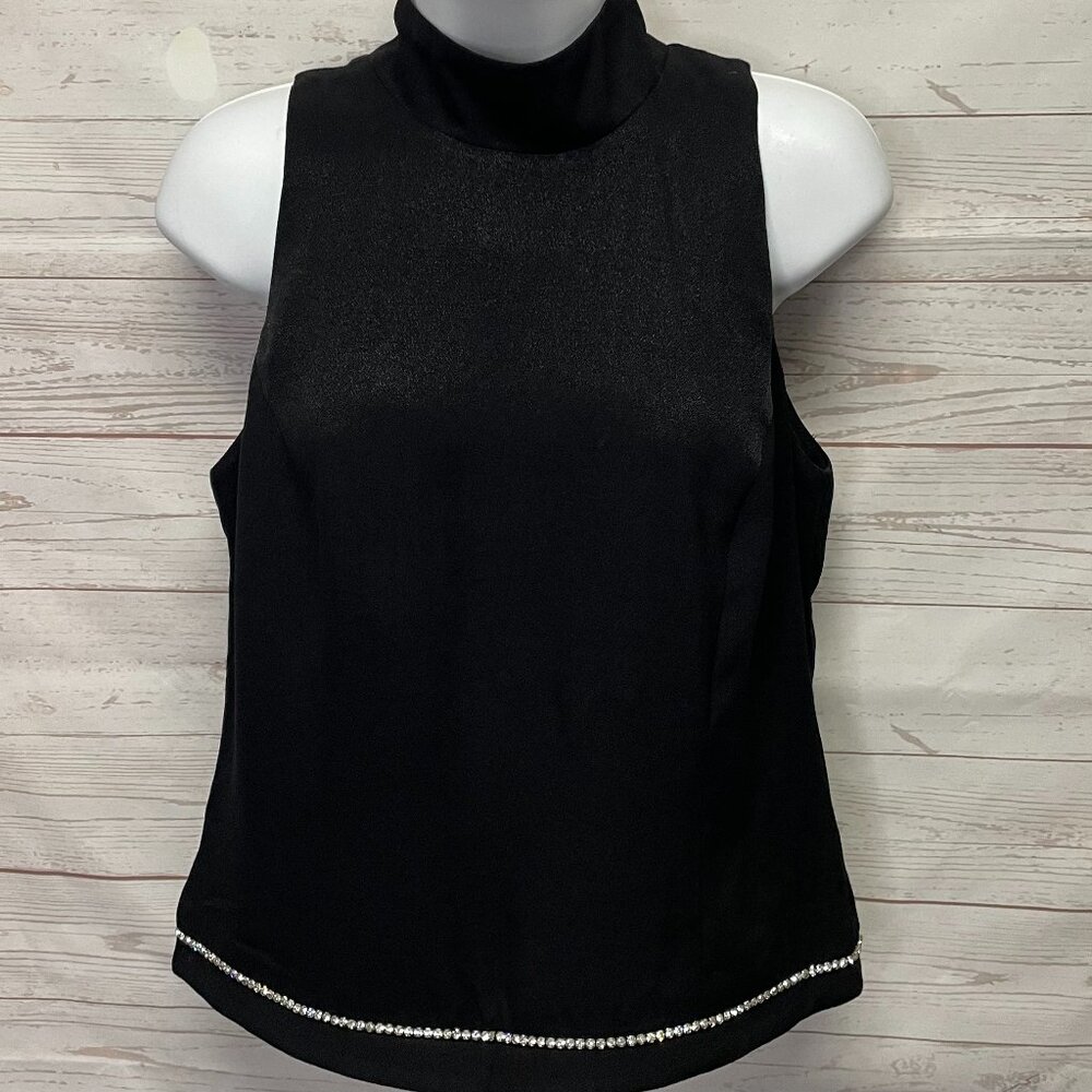 Vintage Victoria Holly Rhinestone embellished top